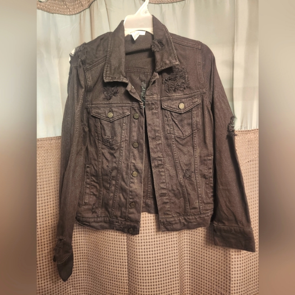 Distressed Jeans Jacket